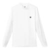 Athletics-Serie, schlanke Passform, Rundhalsausschnitt, Fitness-Shirt, langärmelig, weiß