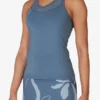 Blaues Tennis Essential Racerback-Top