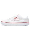 Classic Boarder Skateboard-Stoffschuhe Weiß/Rot