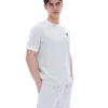 Dawn Blue Basilio Velours-T-Shirt