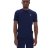 Fila Navy Valentino Essential T-Shirt mit Kragen