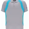 Graues Backspin Tennis-Shorts-Polo mit Kurzarm