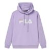 Hoodie mit klassischem Logo „Lila-Weiß“