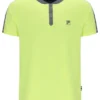 Lemon Herren-Tennis-T-Shirt mit Henry-Ausschnitt