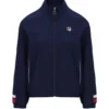 Marineblaue Tennis-Trainingsjacke für Damen