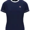Marineblaues Damen-Tennis-T-Shirt