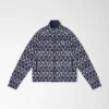 Mitternachtsblaue Trainingsjacke mit Raglanärmeln