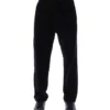 Schwarze Lorrie-Velours-Jogginghose