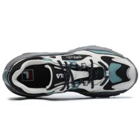 2 Laufsneaker „Weiß Grau Grün“