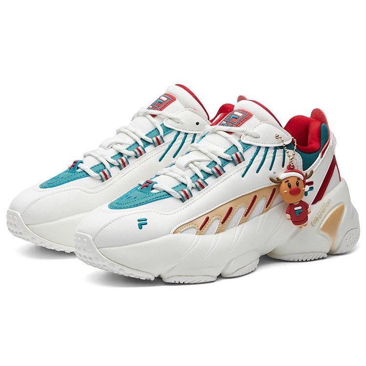 Ade XMS Low-Top Weiß/Grün/Rot