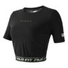 Alphabet Printing Yoga- und Fitness-Shorts-Top „Schwarz“
