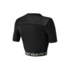 Alphabet Printing Yoga- und Fitness-Shorts-Top „Schwarz“