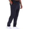 Anthrazitfarbene Molveno Pin-Tuck-Hose mit schmalem Bein