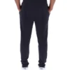 Anthrazitfarbene Molveno Pin-Tuck-Hose mit schmalem Bein