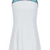 Aqua Jersey-Kleid für Damen mit integrierten Shorts