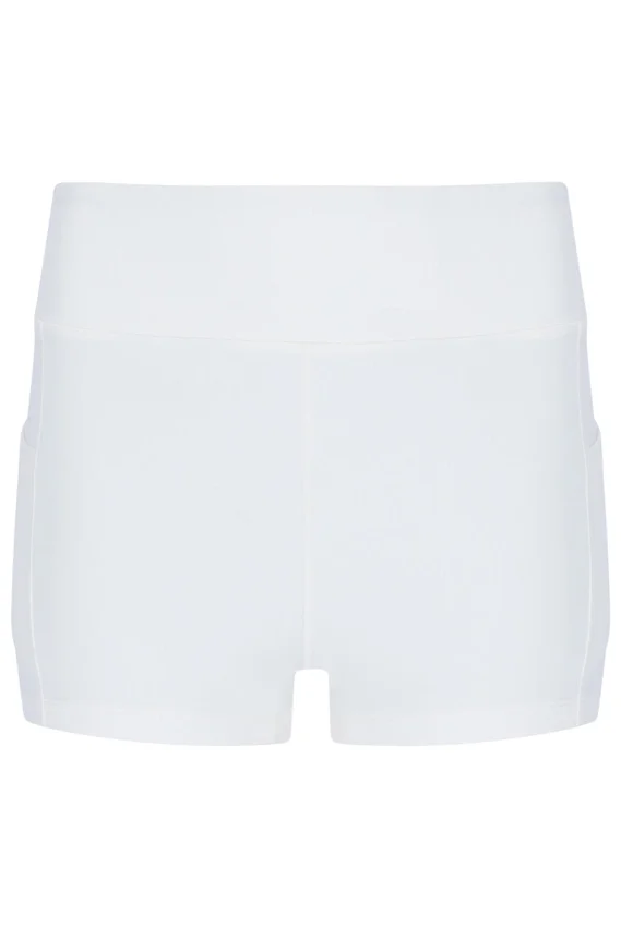 Aqua Jersey-Kleid für Damen mit integrierten Shorts