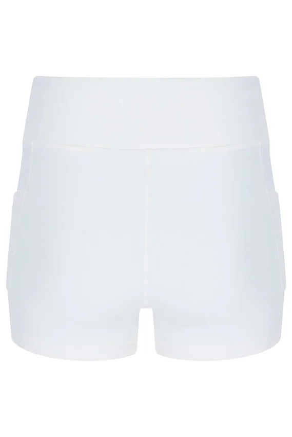 Aqua Jersey-Kleid für Damen mit integrierten Shorts