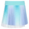 Aqua Plissee-Wickel-Tennisrock für Damen