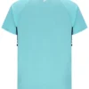 Aqua Unisex-Tennis-T-Shirt mit Rundhalsausschnitt