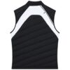 Athletics bedruckte Stehkragen-Daunenweste „Black White“