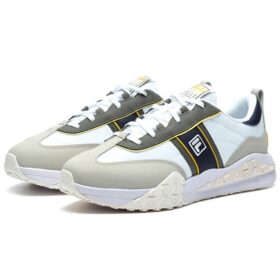 Athletics Brick Shoes „Weiß Grau Gelb“