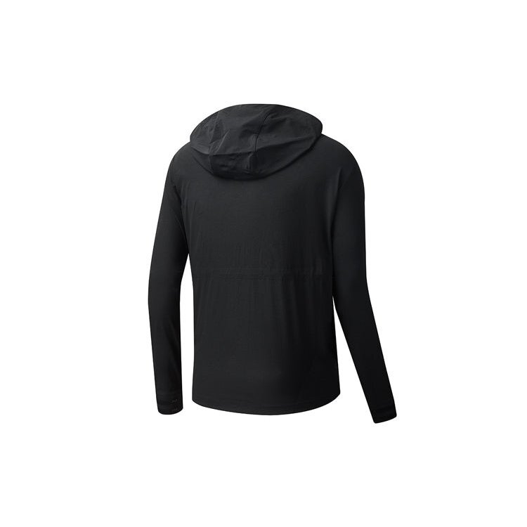 Athletics Cargo-Jacke aus gewebtem Stoff mit Reißverschluss, schwarz
