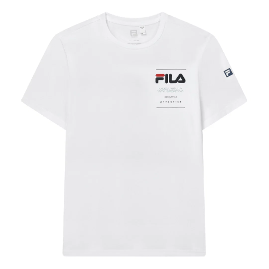 Athletics Collection Logo-T-Shirt „Weiß“