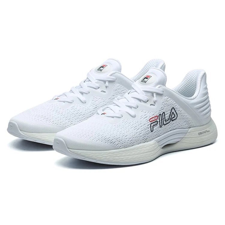Athletics Low-Sneaker „Weiß Schwarz Logo“