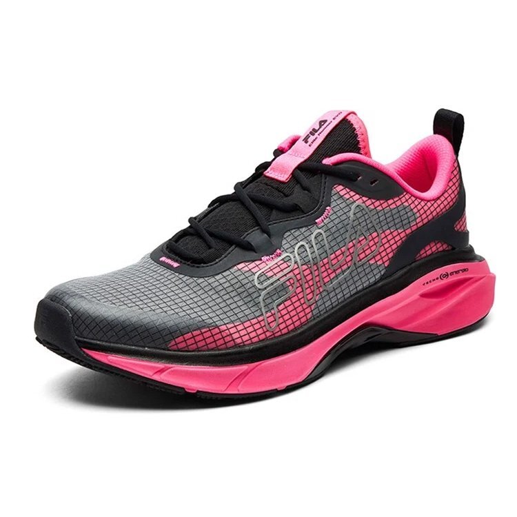 Athletics Low Top Schwarz/Pink