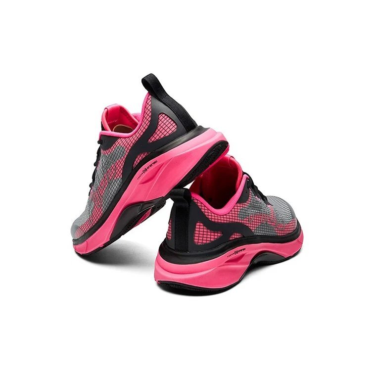 Athletics Low Top Schwarz/Pink