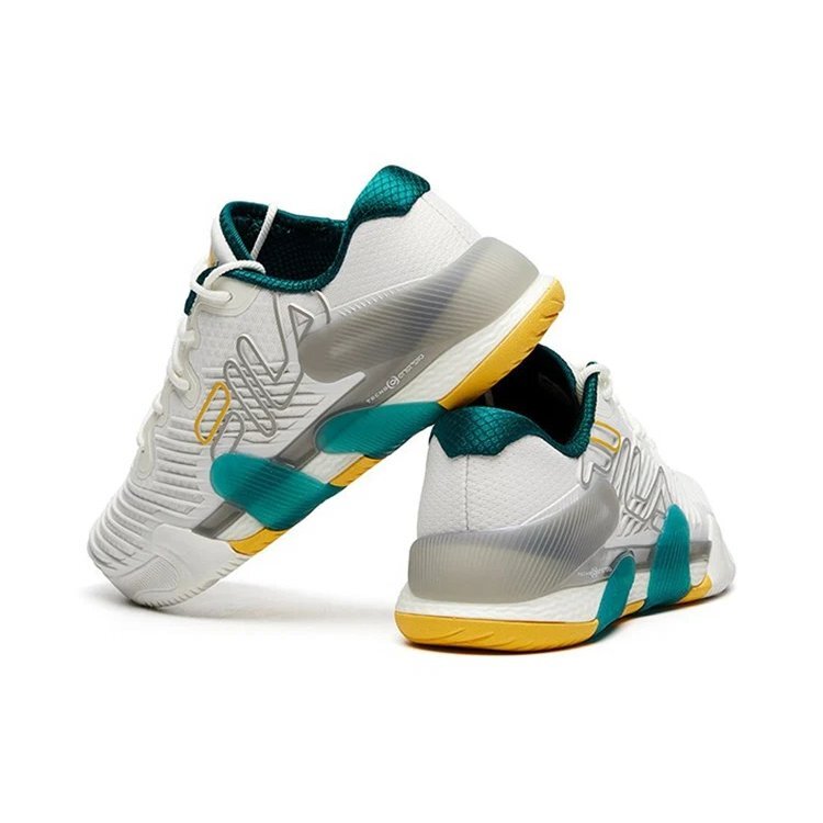 Athletics Low-Top „Weiß, Blaugrün, Blau“