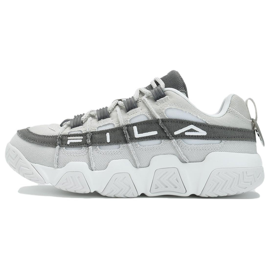 Barricade-Basketballschuhe „Grey White“