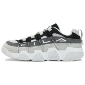 Barricade-Basketballschuhe „Weiß Grau Schwarz“