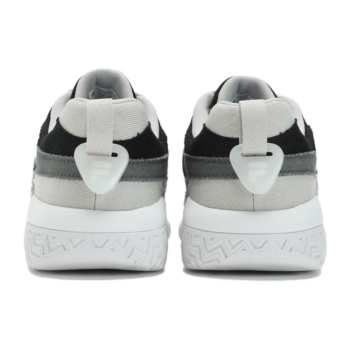 Barricade-Basketballschuhe „Weiß Grau Schwarz“
