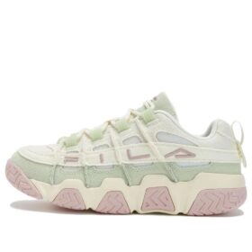Barricade-Basketballschuhe „Weiß, Grün, Rosa“