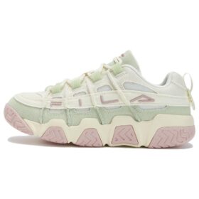 Barricade-Basketballschuhe „Weiß, Grün, Rosa“