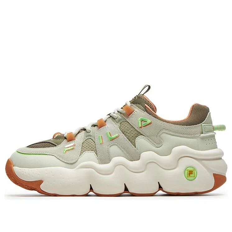 Barricade Low Sneaker „Green White Orange“