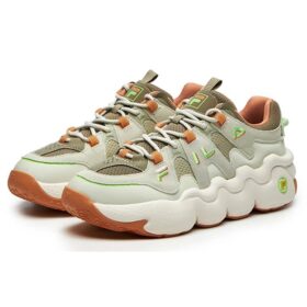 Barricade Low Sneaker „Green White Orange“