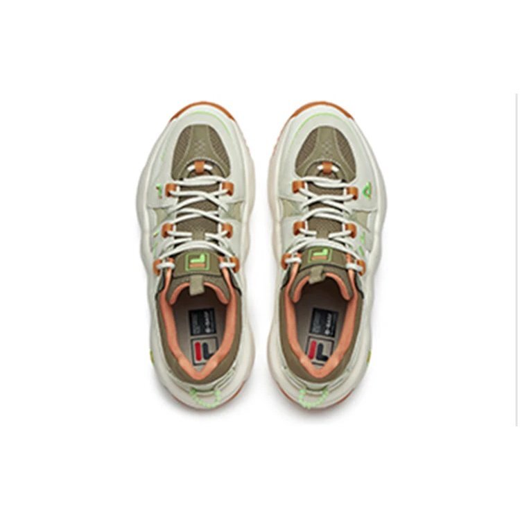 Barricade Low Sneaker „Green White Orange“