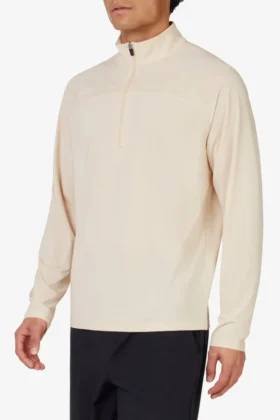Beige Tennis-Trainingsjacke