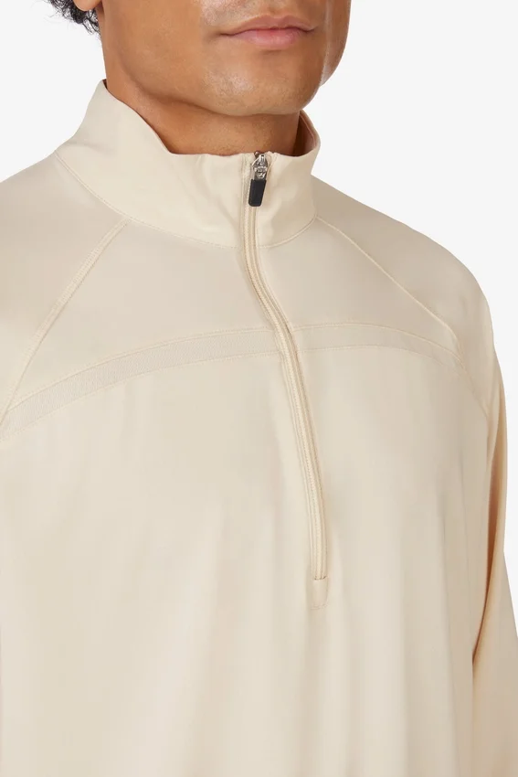 Beige Tennis-Trainingsjacke