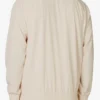 Beige Tennis-Woven-Court-Trainingsjacke