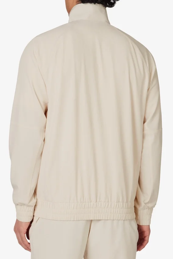 Beige Tennis-Woven-Court-Trainingsjacke