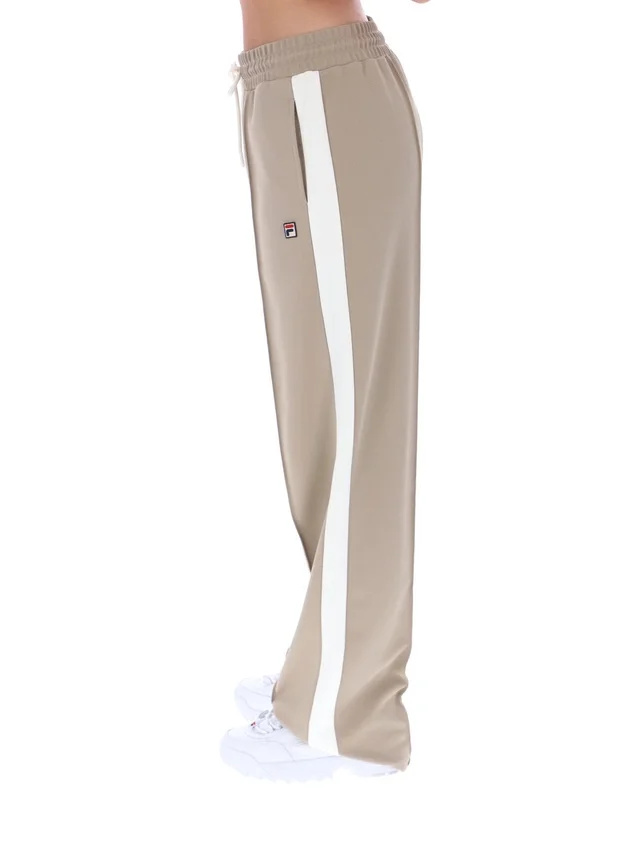 Beigefarbene Chiara Smart-Hose mit geradem Bein