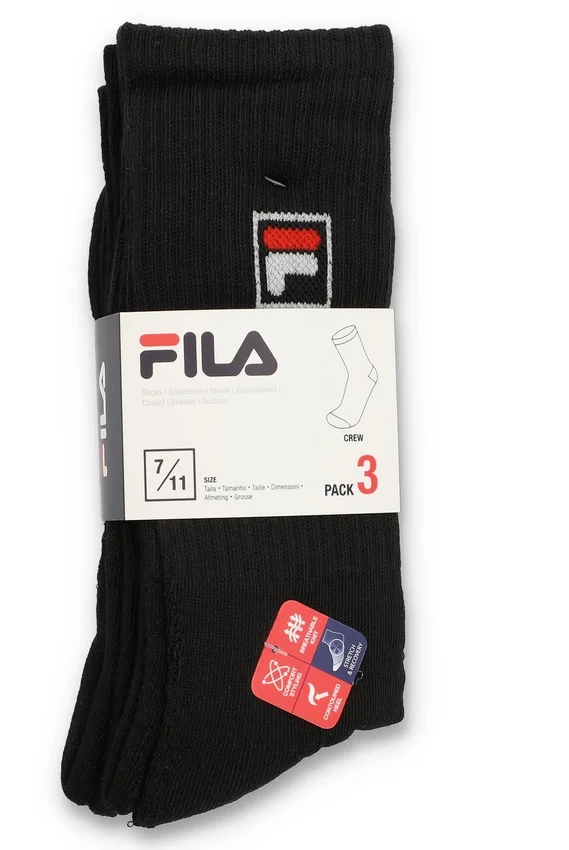 Black Goat 3er-Pack klassische Crew-Socken