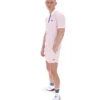 Blassrosa BB1 Classic Vintage gestreiftes Polohemd