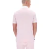 Blassrosa BB1 Classic Vintage gestreiftes Polohemd
