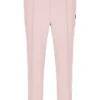 Blassrosa Molveno Pin-Tuck-Hose mit schmalem Bein