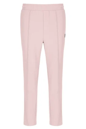 Blassrosa Molveno Pin-Tuck-Hose mit schmalem Bein