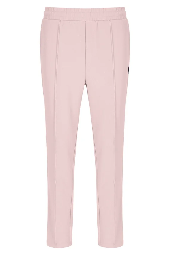 Blassrosa Molveno Pin-Tuck-Hose mit schmalem Bein